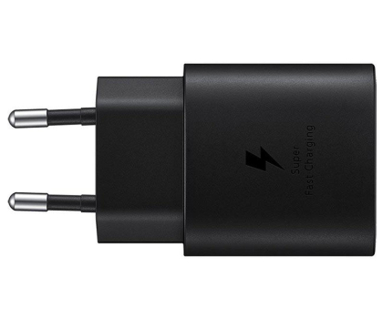 Ładowarka i akumulator SAMSUNG Ładowarka sieciowa Samsung 1xUSB-C 25W EP-TA800NBEGEU czarna V2